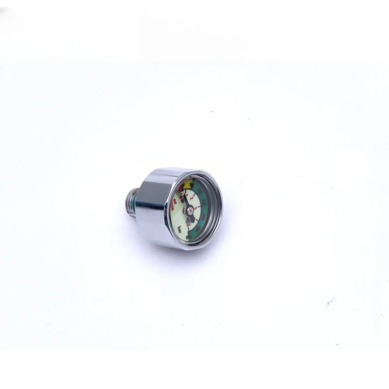 

BCD with One Head Straight Mount SPG Pressure Gauge Mini Meter, Residual Pressure Gauge Diving Accessories