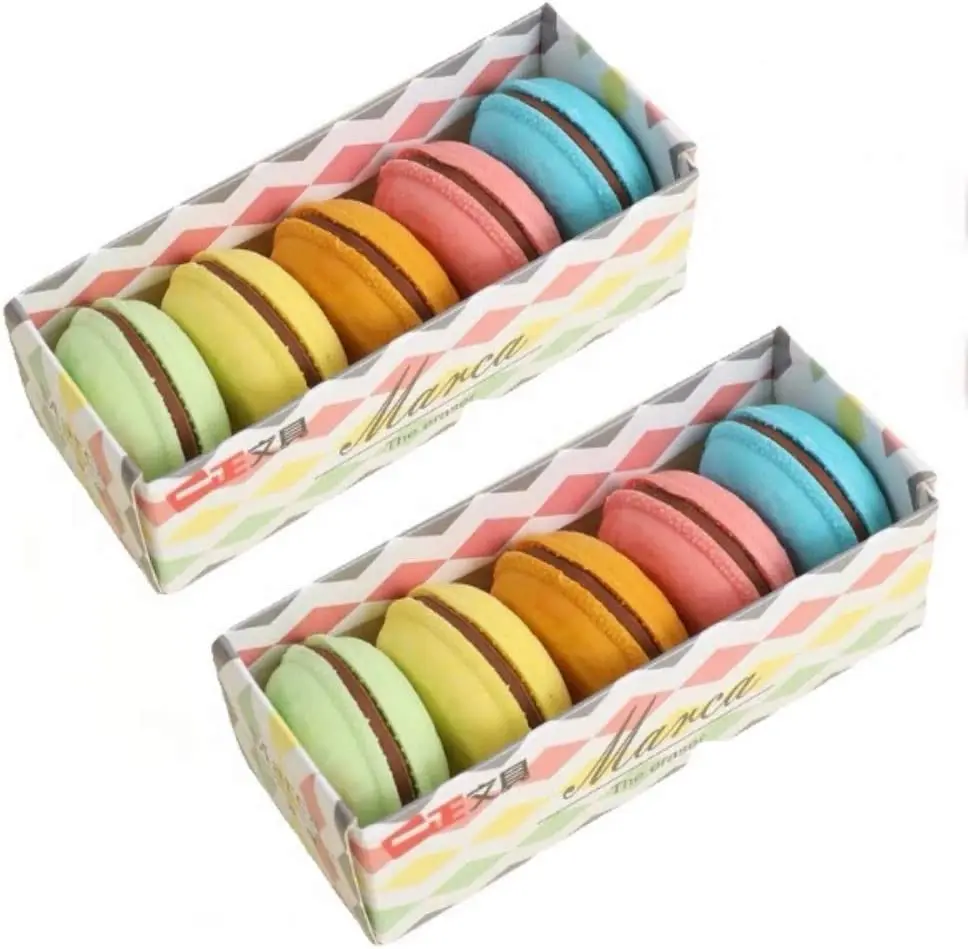 Radiergummis für Kinder Macaron Assorted Entzückende Bleistift Radiergummis Candy Farbe Kunst Radiergummis für Zeichnung 10 PCS