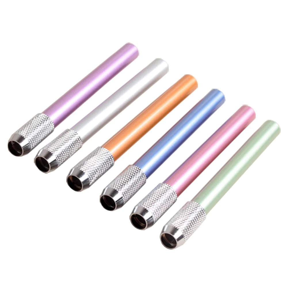 PATIKIL Prolunghe per Matite, 2pz Portamatite Regolabile in Metallo Prolunga Penna per Matite Corte Matite Colorate Scrivania Ufficio, Rosa