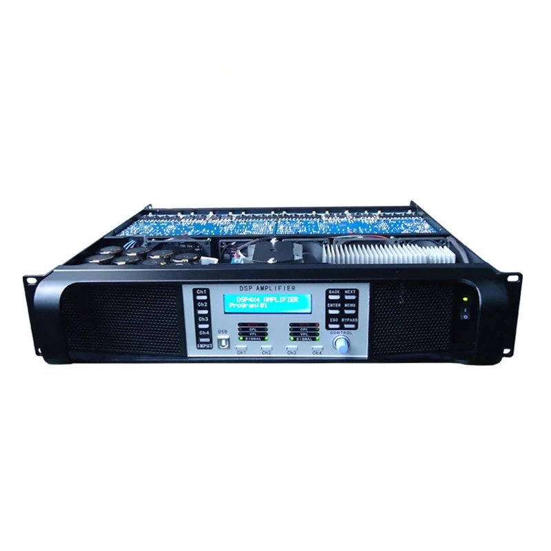 

4-Channel 10000W DSP Subwoofer Power Amplifier Professional Audio Video & Lighting Model DSP-10KQ