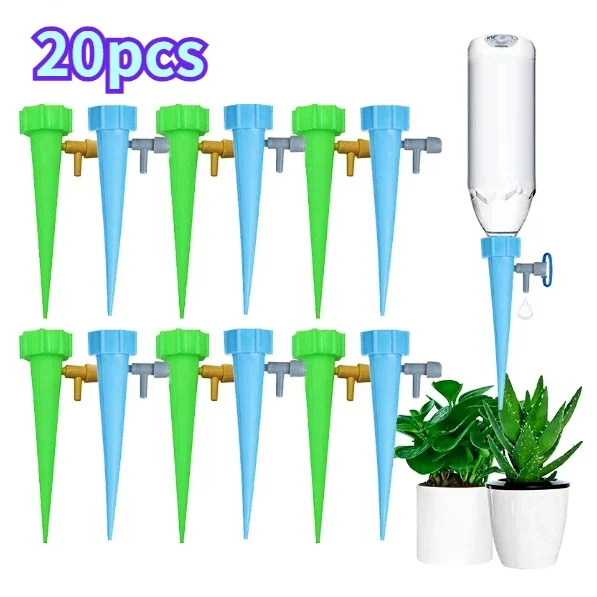 Water Dripper  Adjustable ControlSelf-Watering Kits Automatic Drip Irrigation System Kits Plant Watering Spike Device Greenhouse