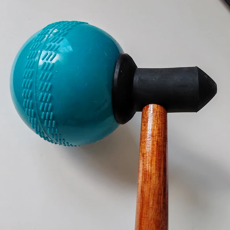 Acupoint tapping Health massage hammer back device Meridian Health Beating Stick Rubber hammer leg wooden hammer