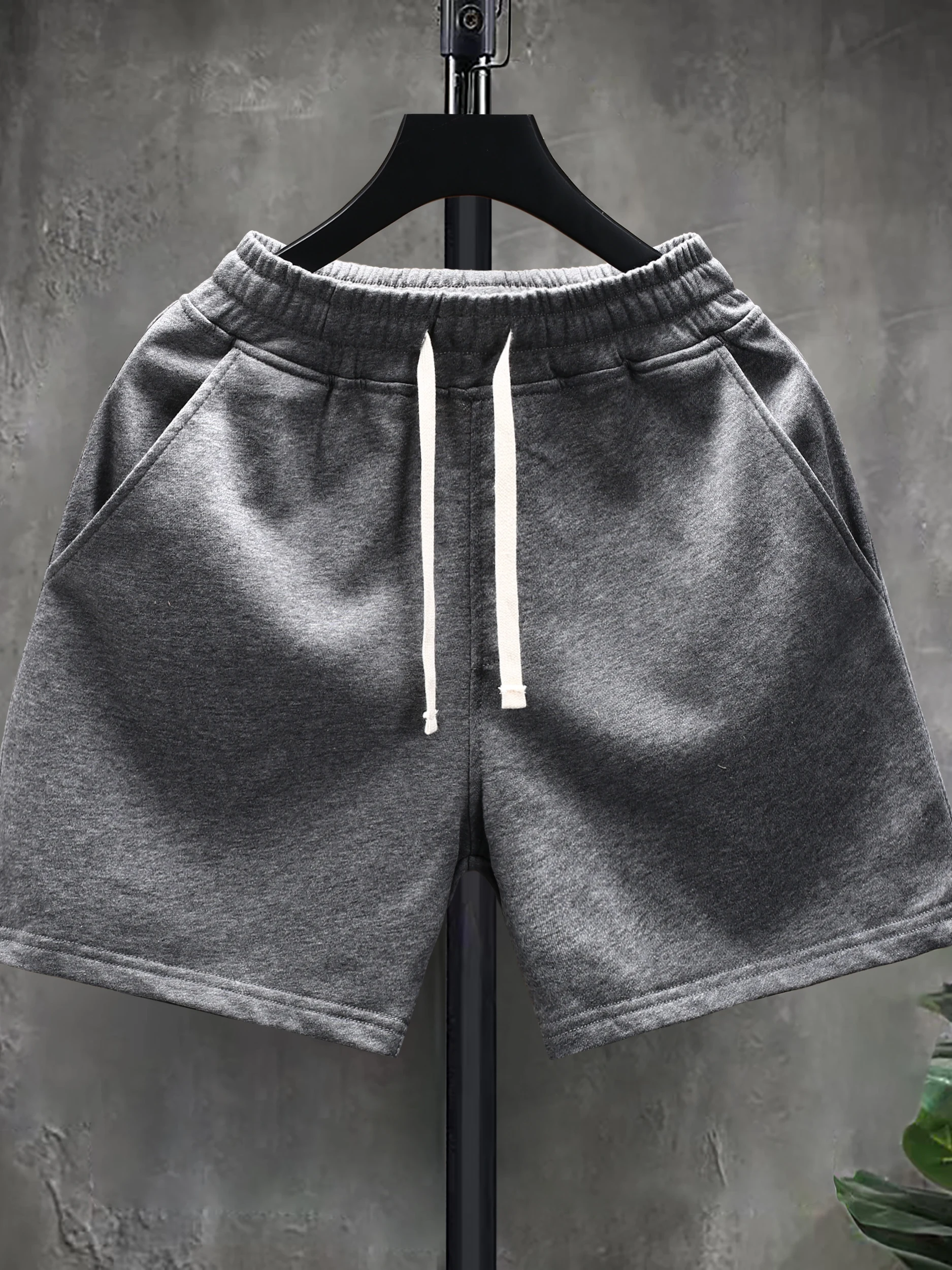 

Men's Summer Casual Sports orts Elastic Running Fitn Tee-Quarter Length Loose Comfortable Spwear Breathable Youthful