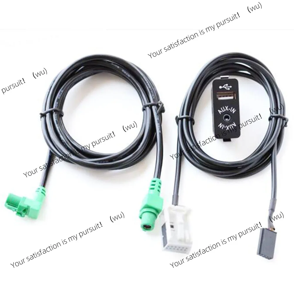 

USB Aux Switch + Wire Cable Adapter For BMW E60 E61 E63 E64 E87 E90 E70 F25 F01 F02 F03 F04 F12 F13