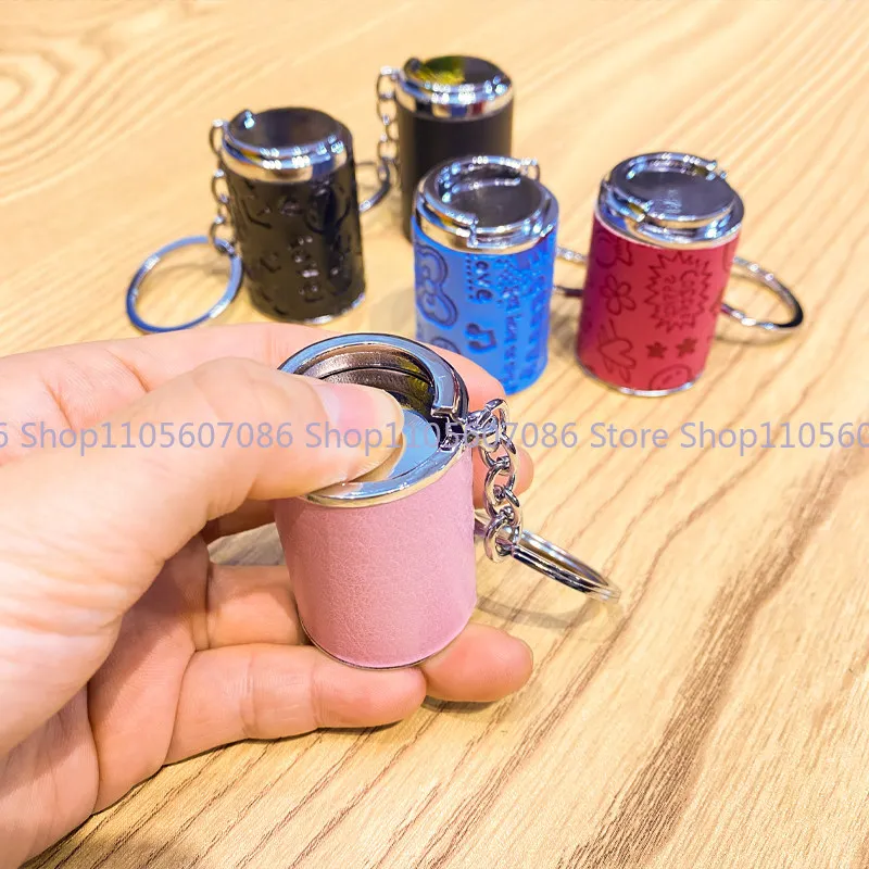 Coin Tube, Keychain, Ring Chain, Metal Piggy Bank.
