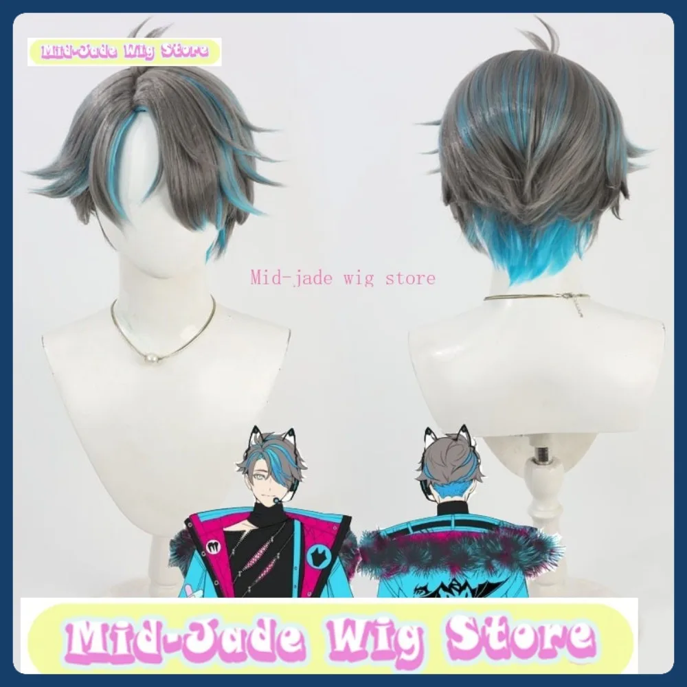 

Mid-jade Wig Store VTuber Cosplay Wig Halloween Anime Role-playing Synthetic Hair Anime Wig
