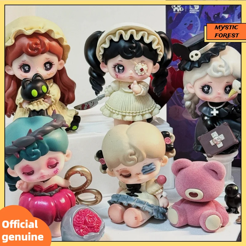 

New TARTI Genuine Ghost In Hotel Series Blind Box Figure Collectible Doll Desktop Ornament Toys Mystery Box Girl Birthday Gift
