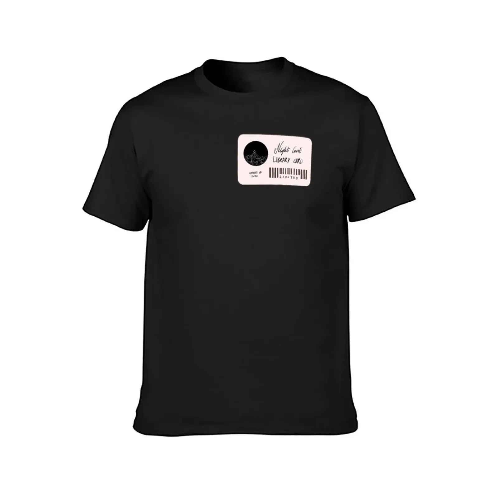 Night Court / Velaris Library Card - Acotar T-Shirt new edition summer clothes plus size men clothing