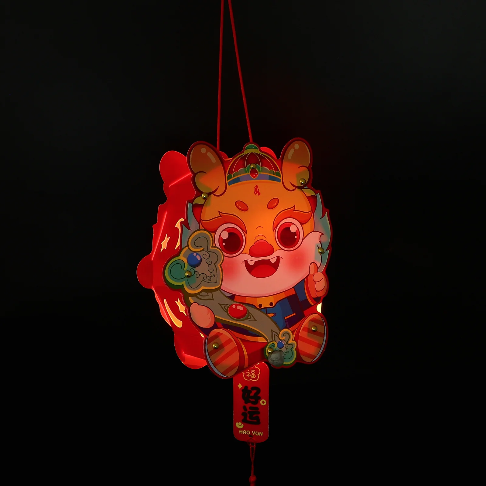 

1Set DIY Luminous Lantern Kit Dragon Decor Safe Material Handmade Festival Accessory DIY Lantern Kit