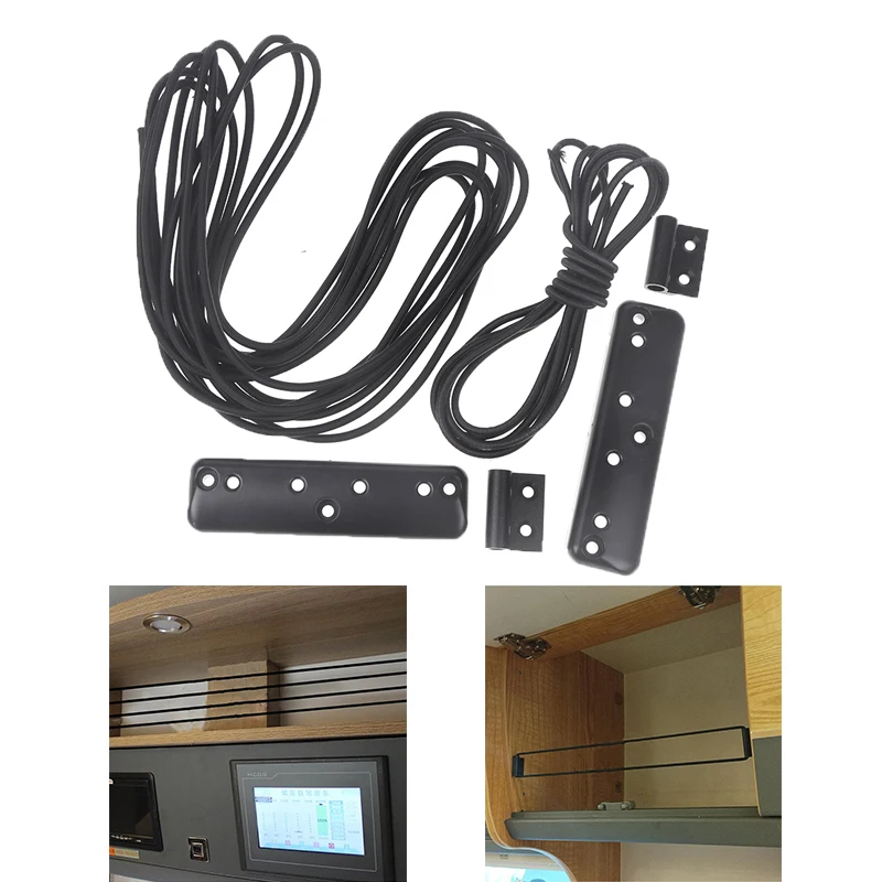 Empreinte-Filet de chargement d'armoire élastique, coffre de camping-car, cargaison latérale de remorque, bagages, filet de rangement, poche en maille, déflecteur anti-chute