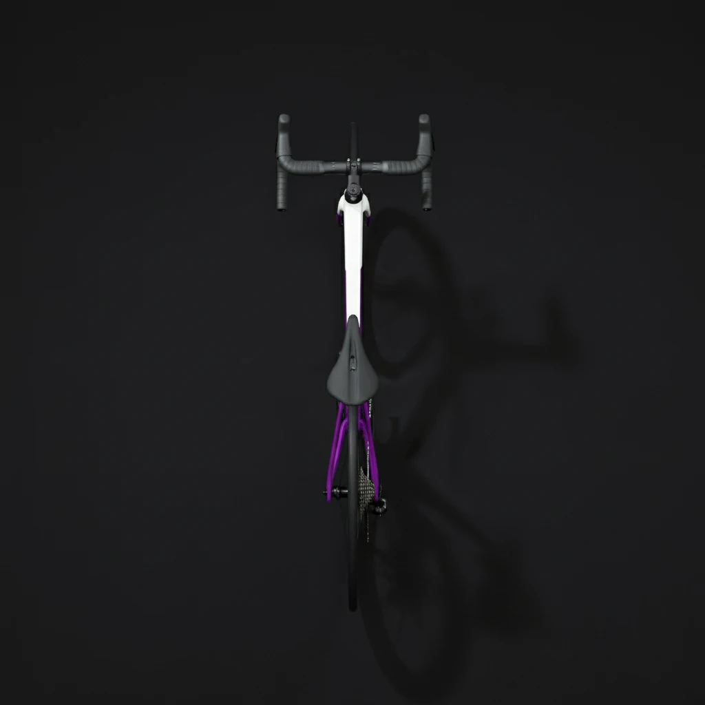 Full Carbon Road Racing Bike, Carbon Fiber Material, Hydraulic Disc Brake, Internal Cable Routing High Speed Bicycle