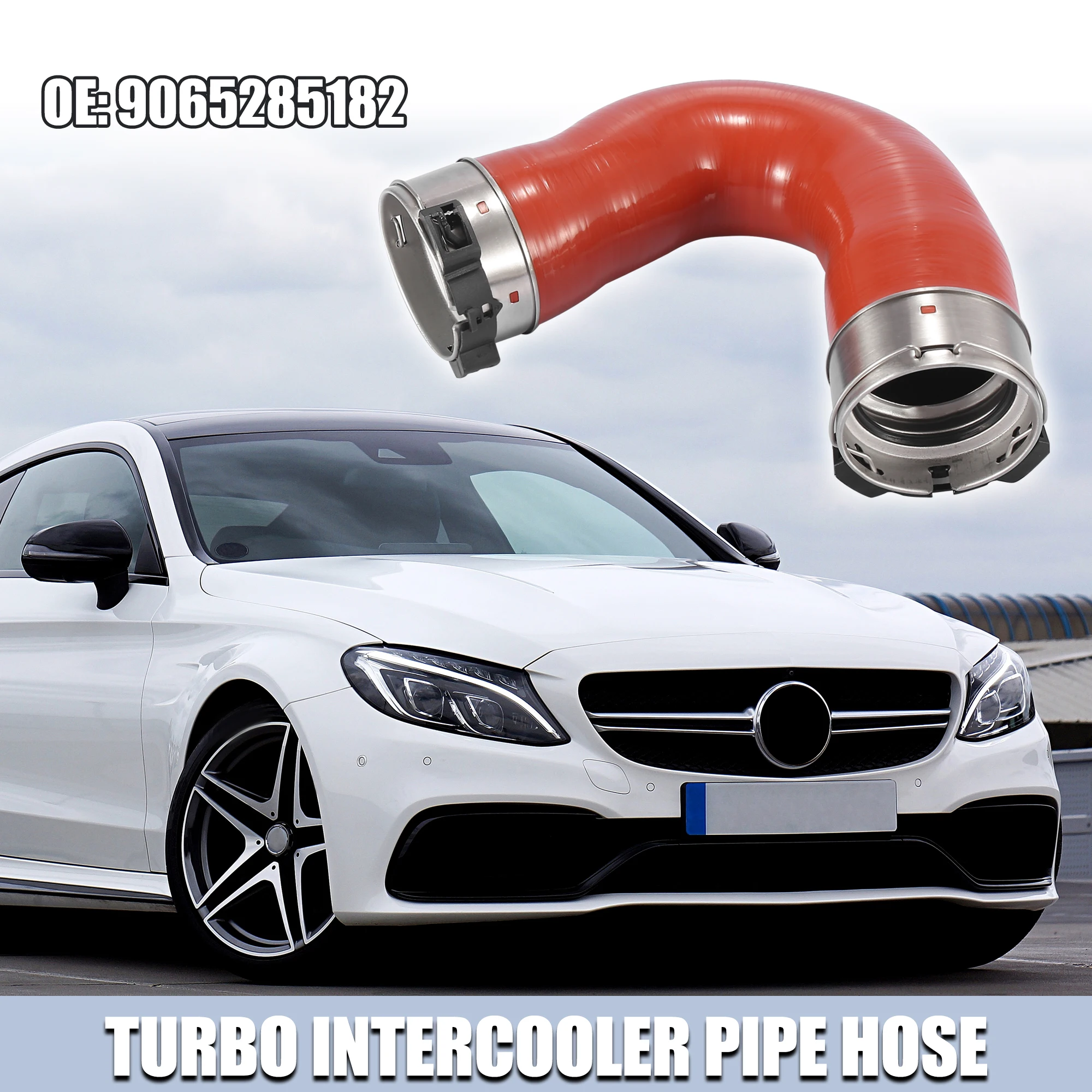 X Autohaux Car Right Turbo Intercooler Pipe Coupler Hose Air Intake Hose 9065285082 for Mercedes-Benz Sprinter accessories