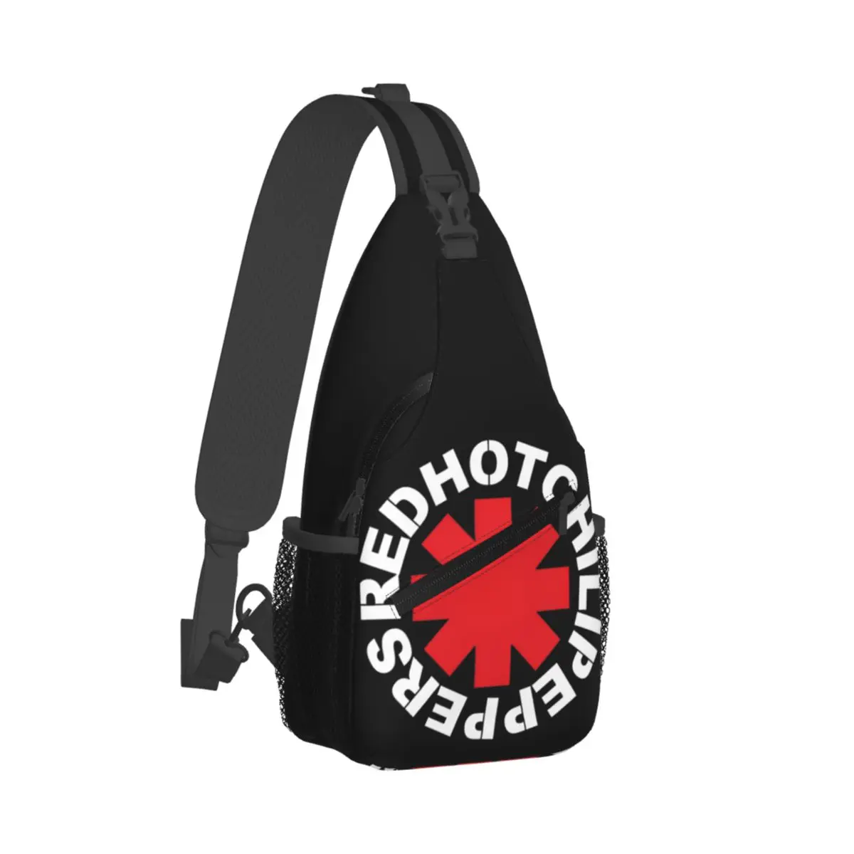 

Red Hot Chili Man Peppers Small Sling Bags Chest Crossbody Shoulder Sling Backpack Outdoor Hiking Daypacks Funny Cool Satchel