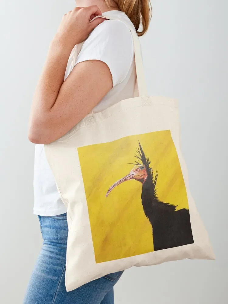 

Waldrapp Ibis Tote Bag Custom bag shopping bags foldable canvas tote bag for beach
