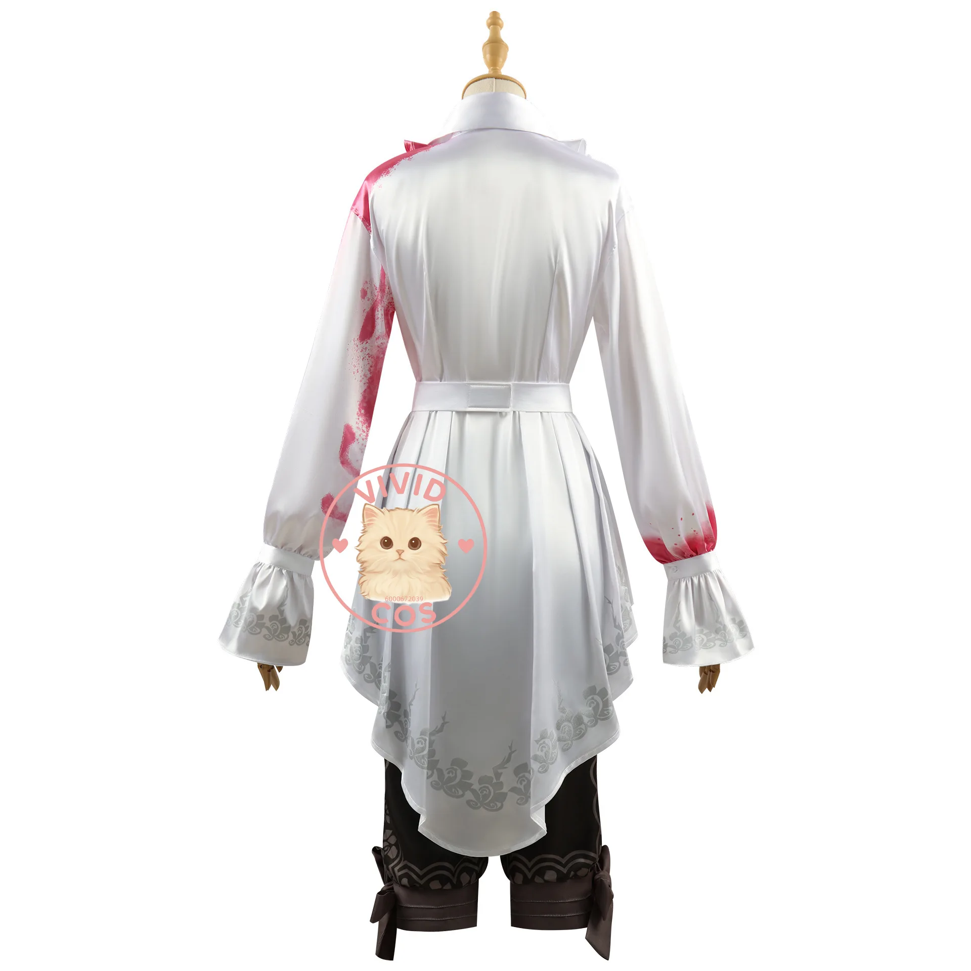 Game Identity V Joseph Desaulniers Cosplay Role Play Costume Fashion Anime Coat Pants Full Set Uniform for Men Adult Comic Con