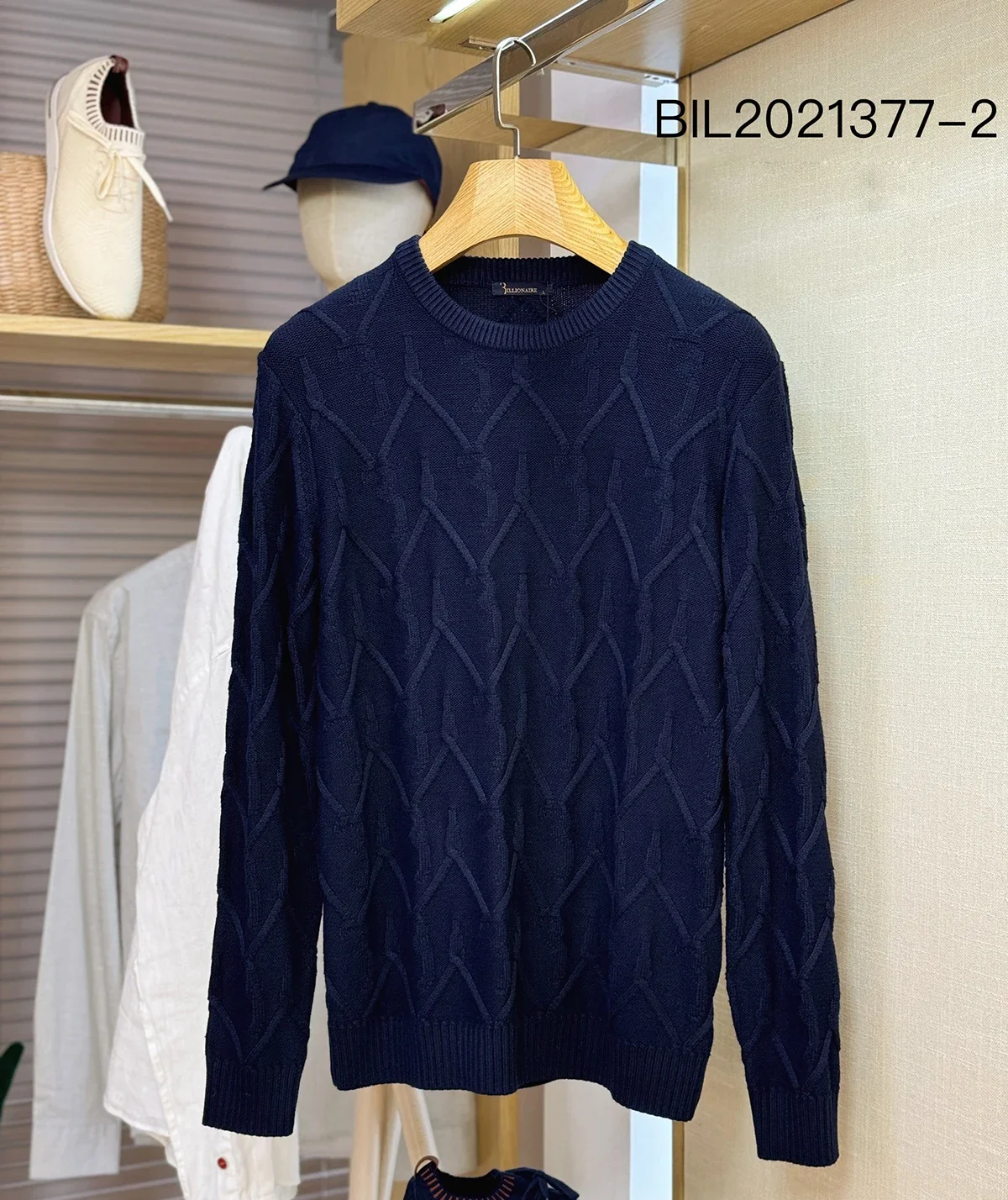 

2024DIKU Sweater Cashmere Men's 2025 New Warm Knitting Fashion Elasticity Round Neck High Quality Big Size M-4XL