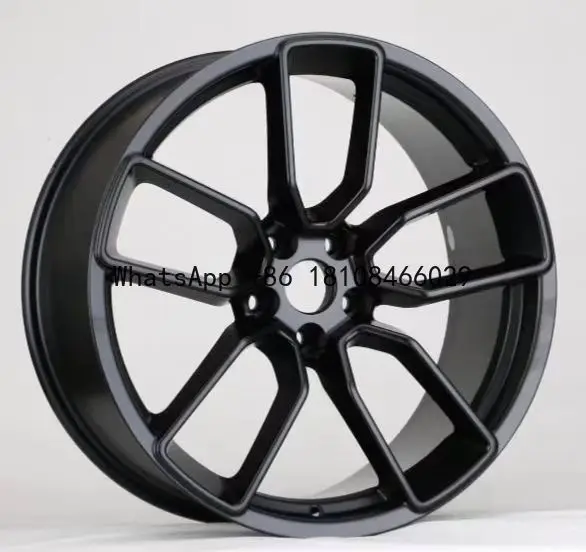 Bku racing 5x115 wheels 19 20 21 22 inch  9.5J 5 holes mate black for dodge challenger SRT charger wheels