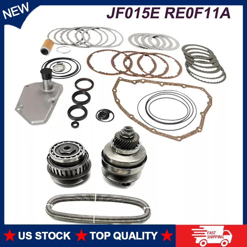 

Transmission Master Rebuild Kit & Pulley Set W/ Belt JF015E RE0F11A 901068 For Nissan Chevrolet Suzuki Mitsubishi 2011-2015