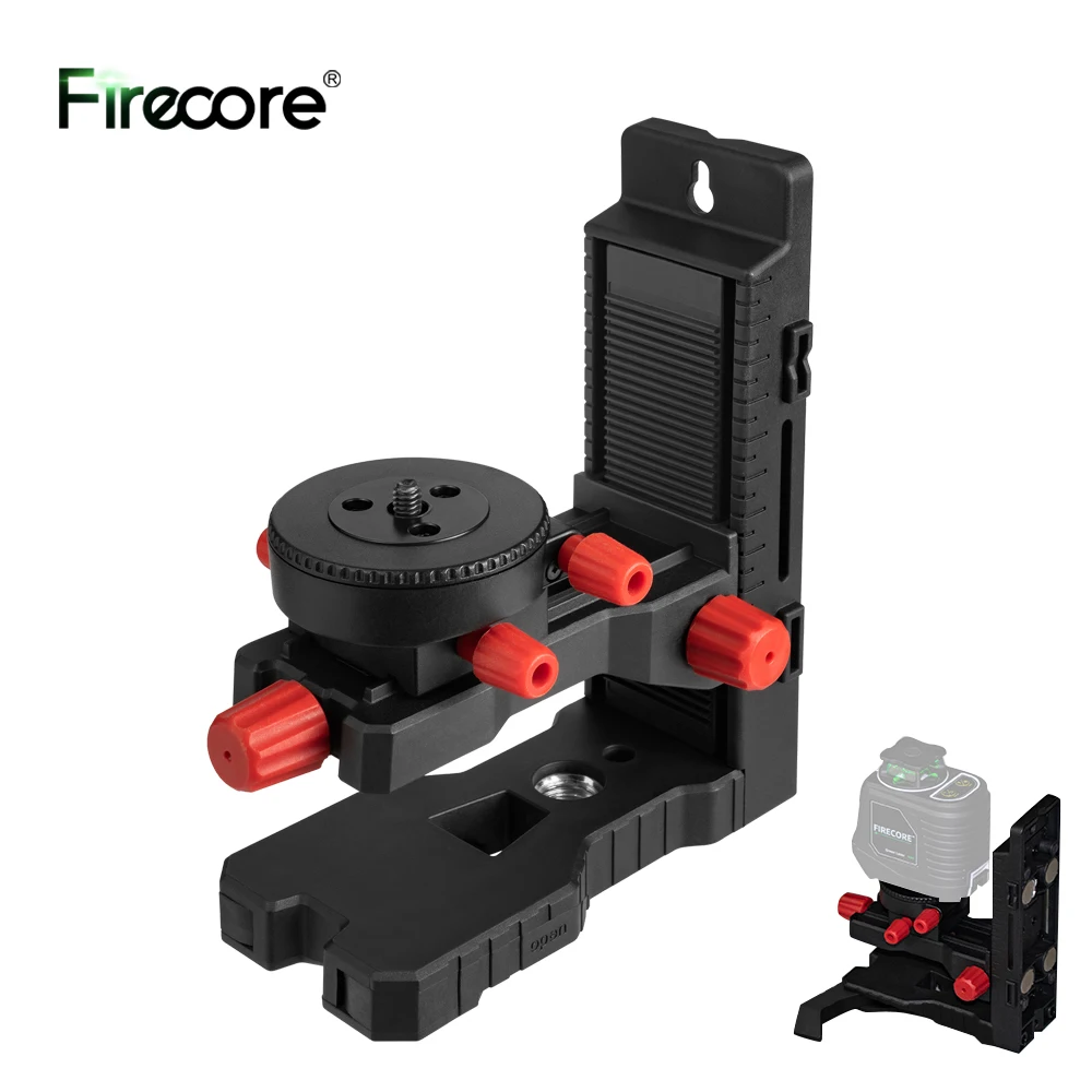 FIRECORE -多機能レーザーレベル,磁気360 ° 調整可能サポート,ピボットベース,壁掛けブラケット (fm80a)