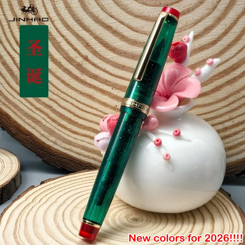

JINHAO 82 Limited Edition Colors Fountain Pen Macaron Color Gold Clip EF/F/M Calligraphy Pen Office School Supplies Stationery