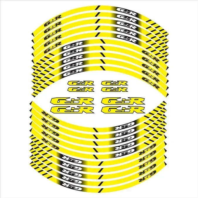 Per SUZUKI GSR 125 250 600 750 tutte le parti del motociclo Contour Wheel Decoration decalcomania Sticker - A