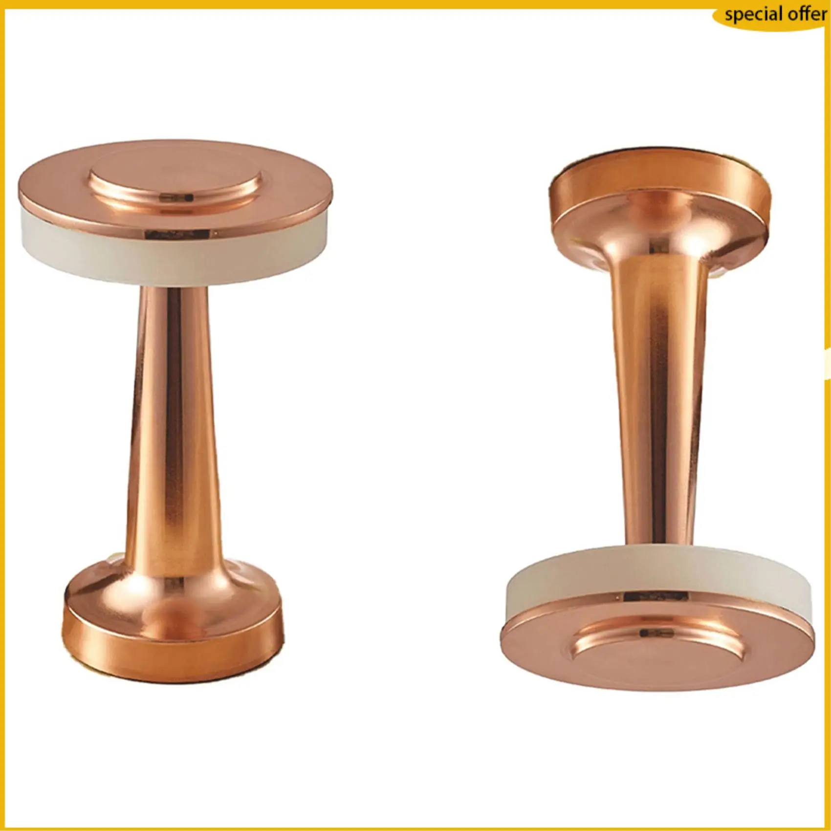

A50I 4X Touch LED Rechargeable Table Lamp Dining Table Bar Table Lamp Outdoor Small Night Lamp Decorative Table Lamp,Bronze