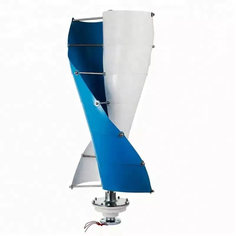 24V 48V 1000W Vertical Axis Tulip Type Wind Turbine Generator 1kw for Road Street Light