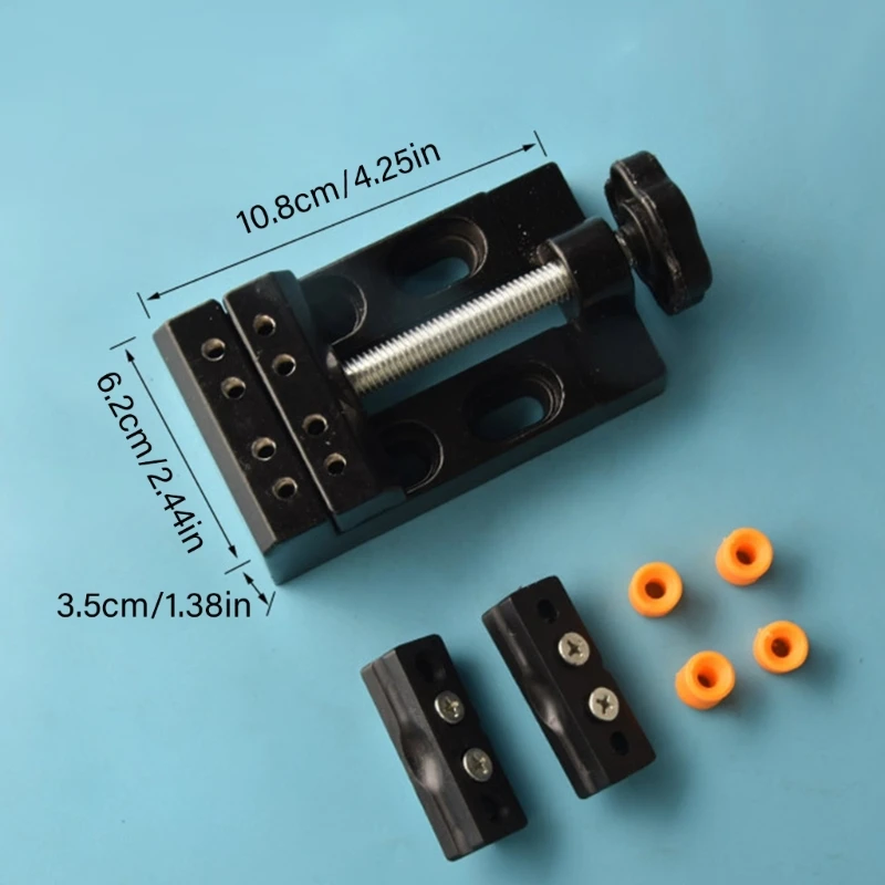 Tischklemmen-Schraubstock, Modellbau-Schraubstock, Holzbearbeitungsklemmen, 8-Loch-Festklemme