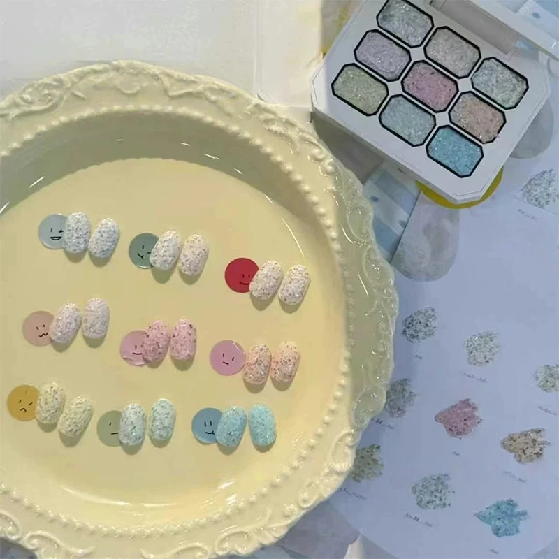 Picture 4: New Summer-Style Creamy Solid Nine-Grid Gel, Japanese-Style Sugar Gel Nail Art, UV Gel, Suitable for Various Nail Art Techniques