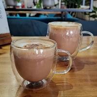 250ml Premium Double-Walled Borosilicate Glass Coffee Mug with Handle Heat Insulation High Temperature Juice Milk Coffee Cup