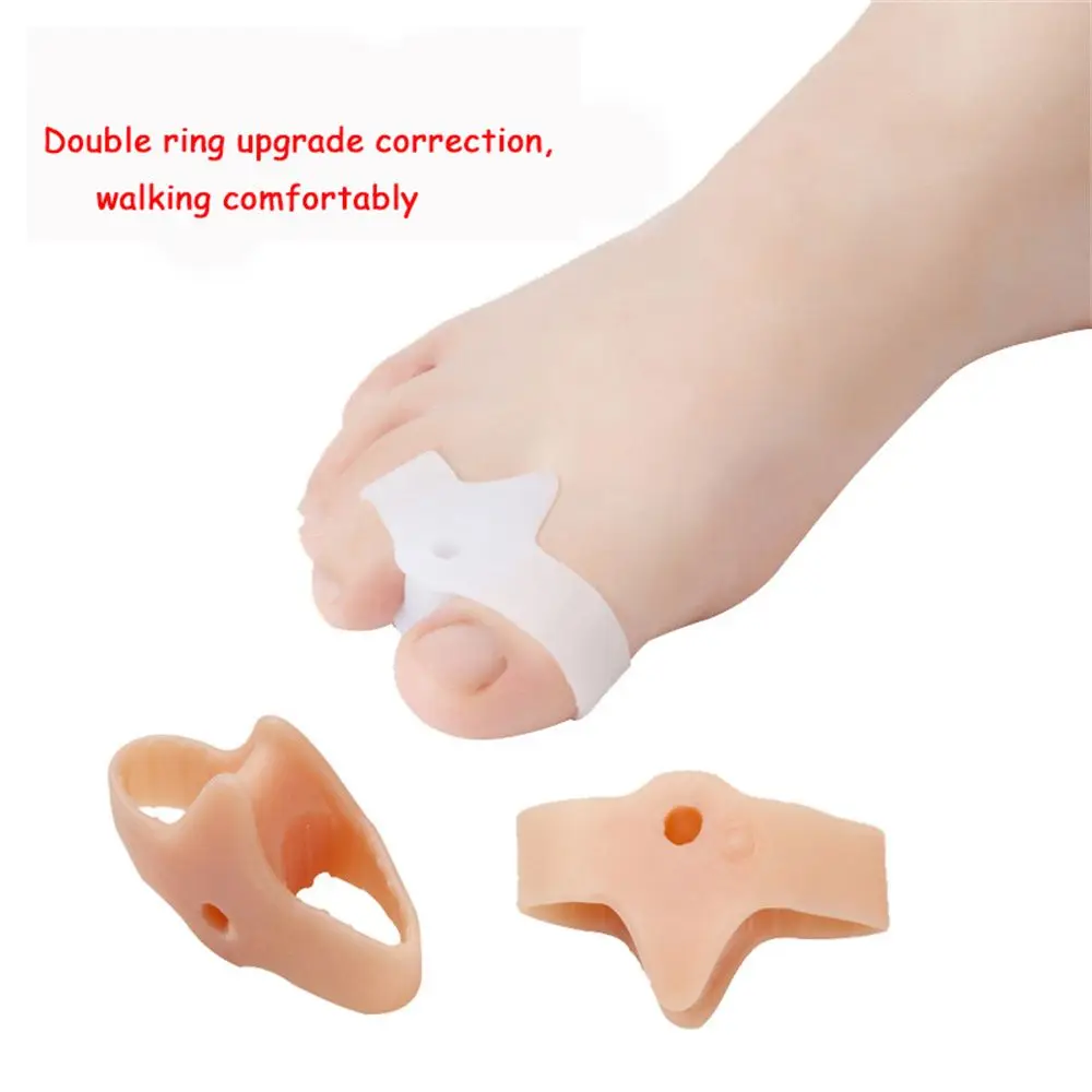 Thumb Corrector Toes Outer Appliance Silicone Hallux Valgus Corrector Toes Separator Bunion Bone Ectropion Adjuster New Portable