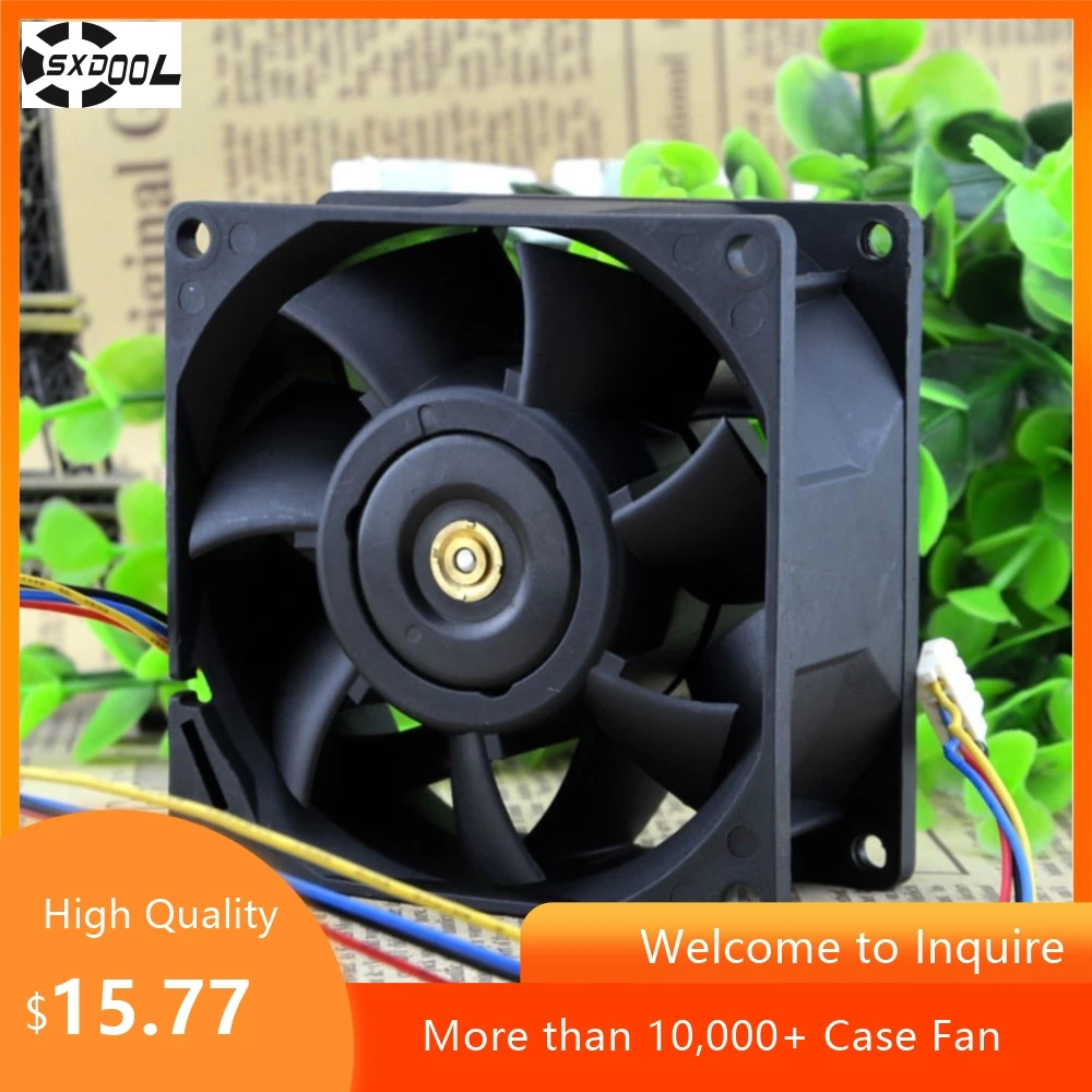 Voor Delta 8038 12 V 0.87A Dual Ball PWM Fan FFB0812SHE voor Hoge Luchtstroom Koeling in Netwerkapparatuur Voedingen