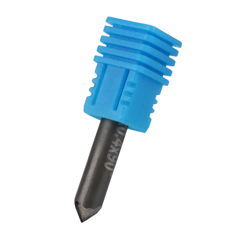 

BHTS-10X PCD Алмазные гравировальные биты Гравер Карбидная фреза по камню на граните, мрамор D6xl40x90degreex0.4