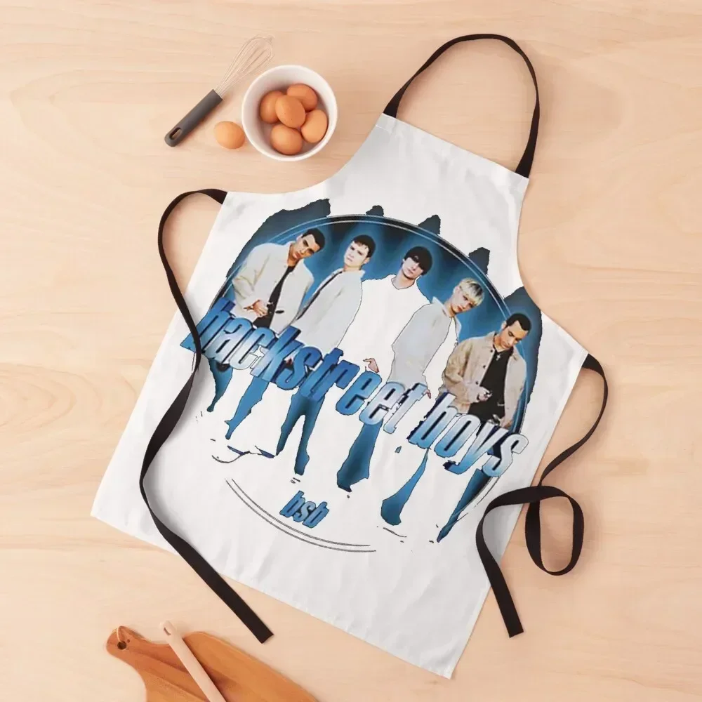 

blue bsb Apron Chef Uniform Women men's barbecue Useful Things For Kitchen Home Supplies Apron