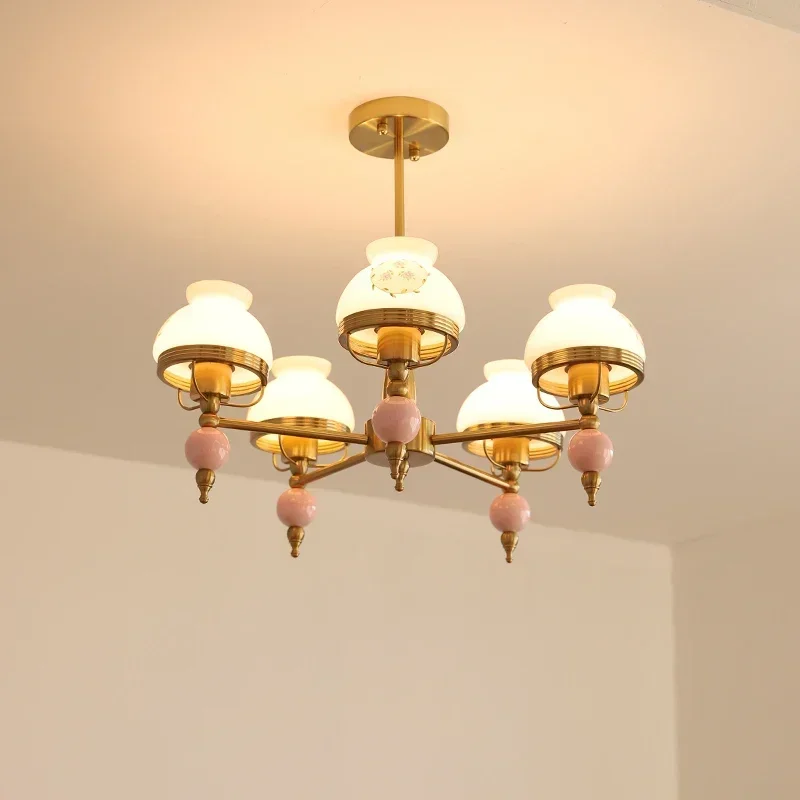 SANDYHA Modern Creative Designer LED Pendant Light French Classical Bedroom Lighting Suitable For Living Room Restaurant Study