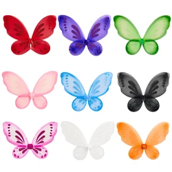 Children baby girl teen  fairy elf wings multicolor shining cute Halloween costume party supplies