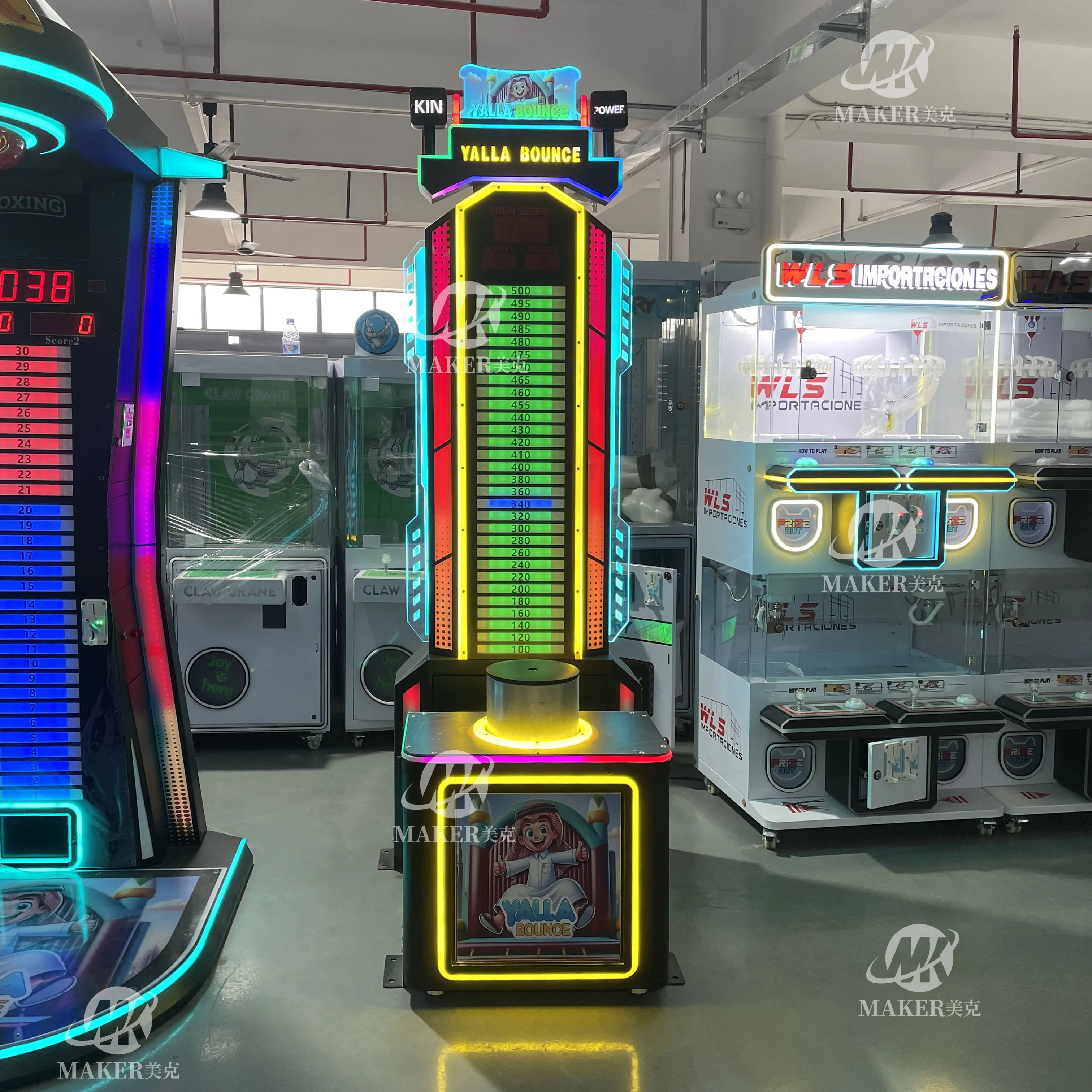 

Hercules Hammer Hit Game Machine Strength Testing Arcade Amusement Game Metal Coin Operated Hammer Game Machine