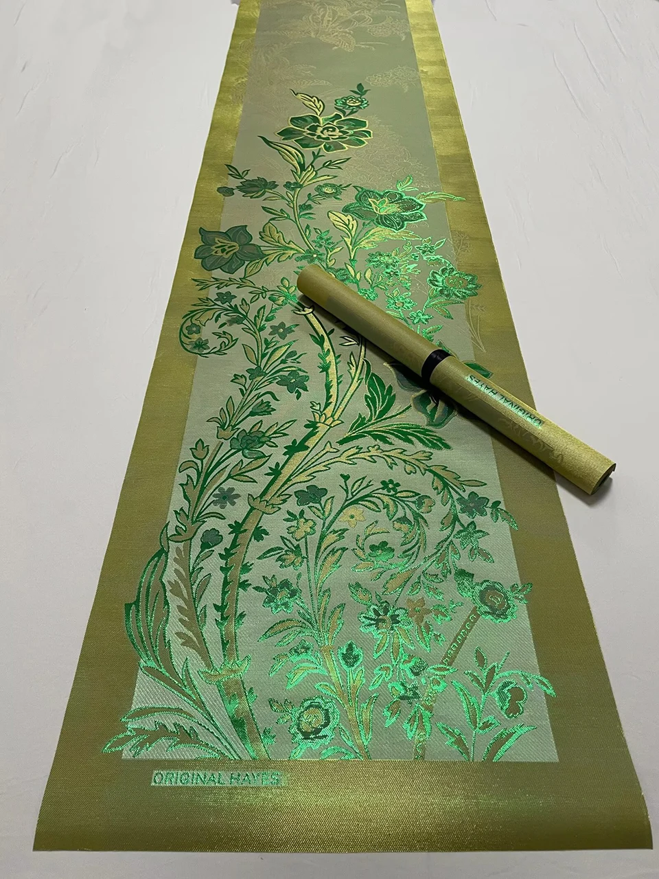 Luxuriöses Grandmaster Hayes Gele & Ipele Set 2-teilig, Nigerianischer Aso Ebi Sego Stoff für Afrikanische Kopfbedeckungen & Turbane, 48x210cm TX-6 – Detail 18