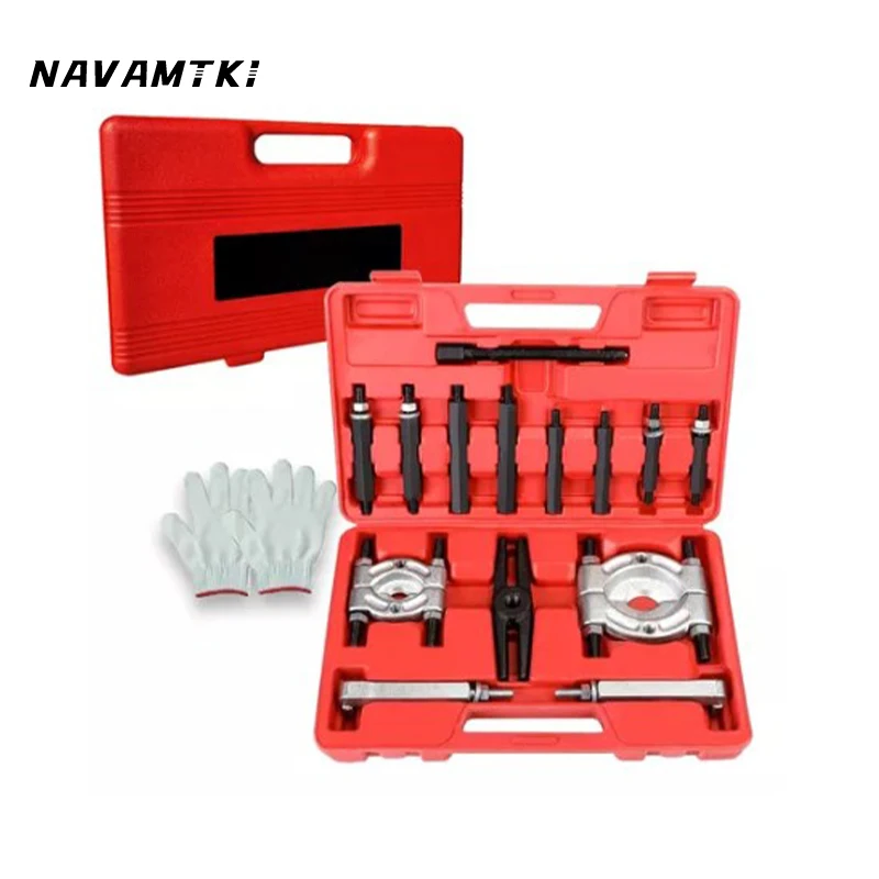 5T Red Hydraulic Puller Set Disassembly Tool Three-claw Multi-Functional Pull Code Remover Bearing Puller Set Bearing puller