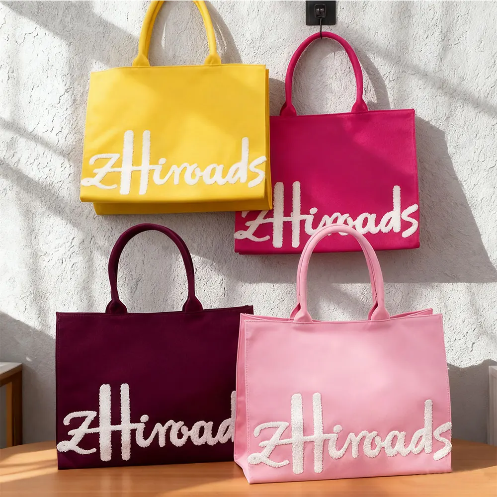 Bolso de mano de algodón para mujer, varios estilos, a la moda