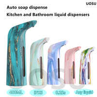 400ML Handsfree Home Kitchen Hand Washer Soap Bottle Automatic Liquid Soap Dispenser Bathroom Touchless Soap Container