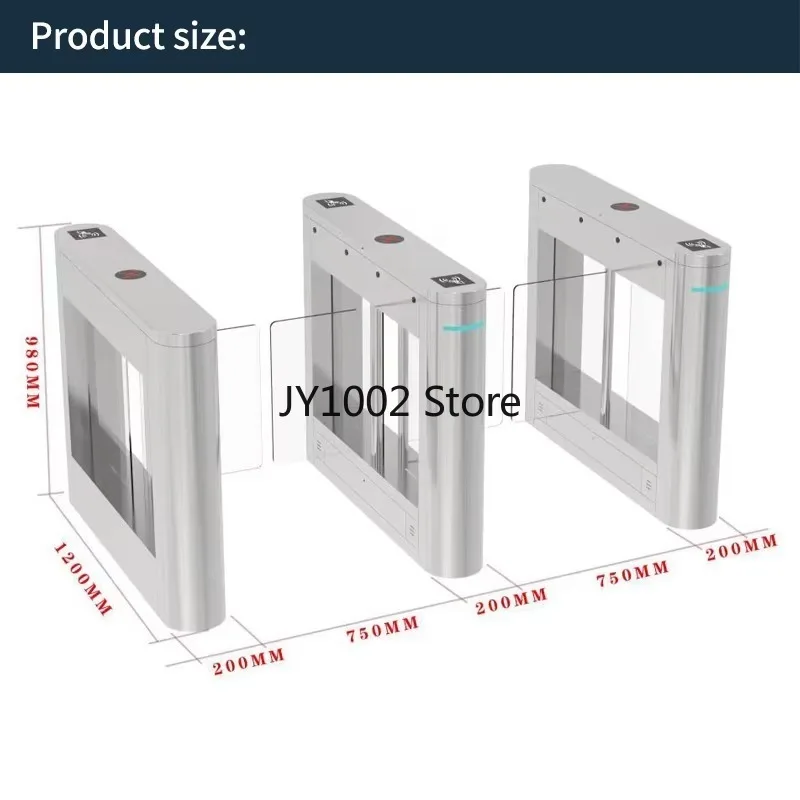 

Face Recognition Pedestrian Passage Gate Speed Gate Turnstile Access Control Security for Entry And Exit