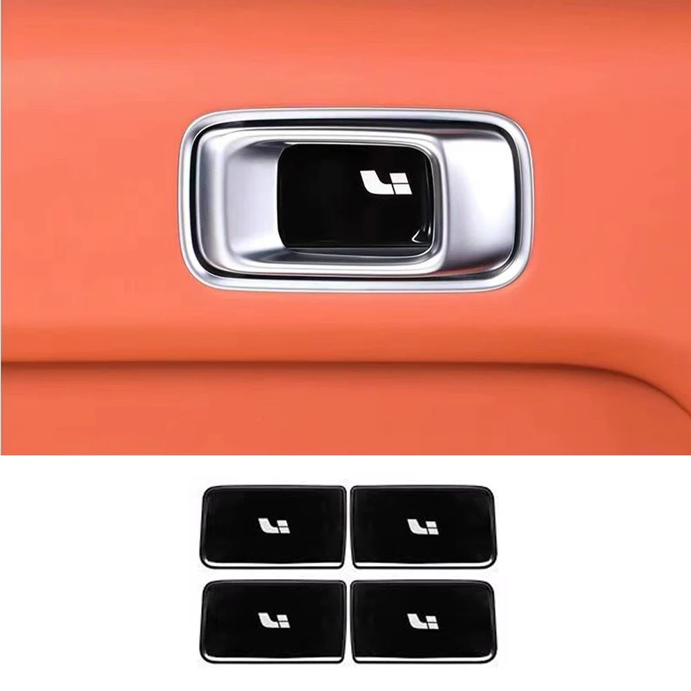 Inner Handle Sticker Door Bowl Inner Protective Sticker Car Modification Interior Accessories Suitable For23-25Li Xiang L7 L8 L9