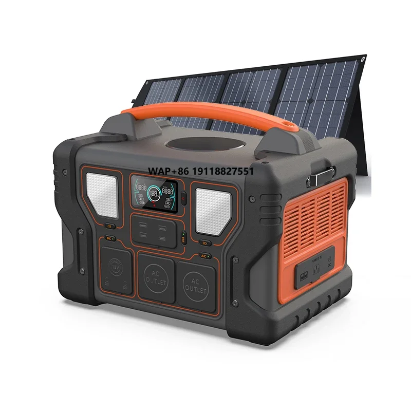 300w 500w 1000w 2000w Lifepo4 Solar Generator US EU UK South Africa Camping Emergency Plug Portable Power Station
