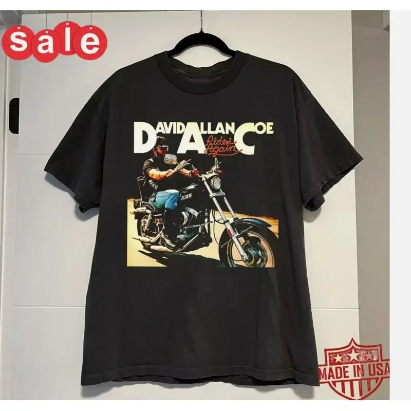 David Allan Coe Rides Again For Fans All Size T Shirt
