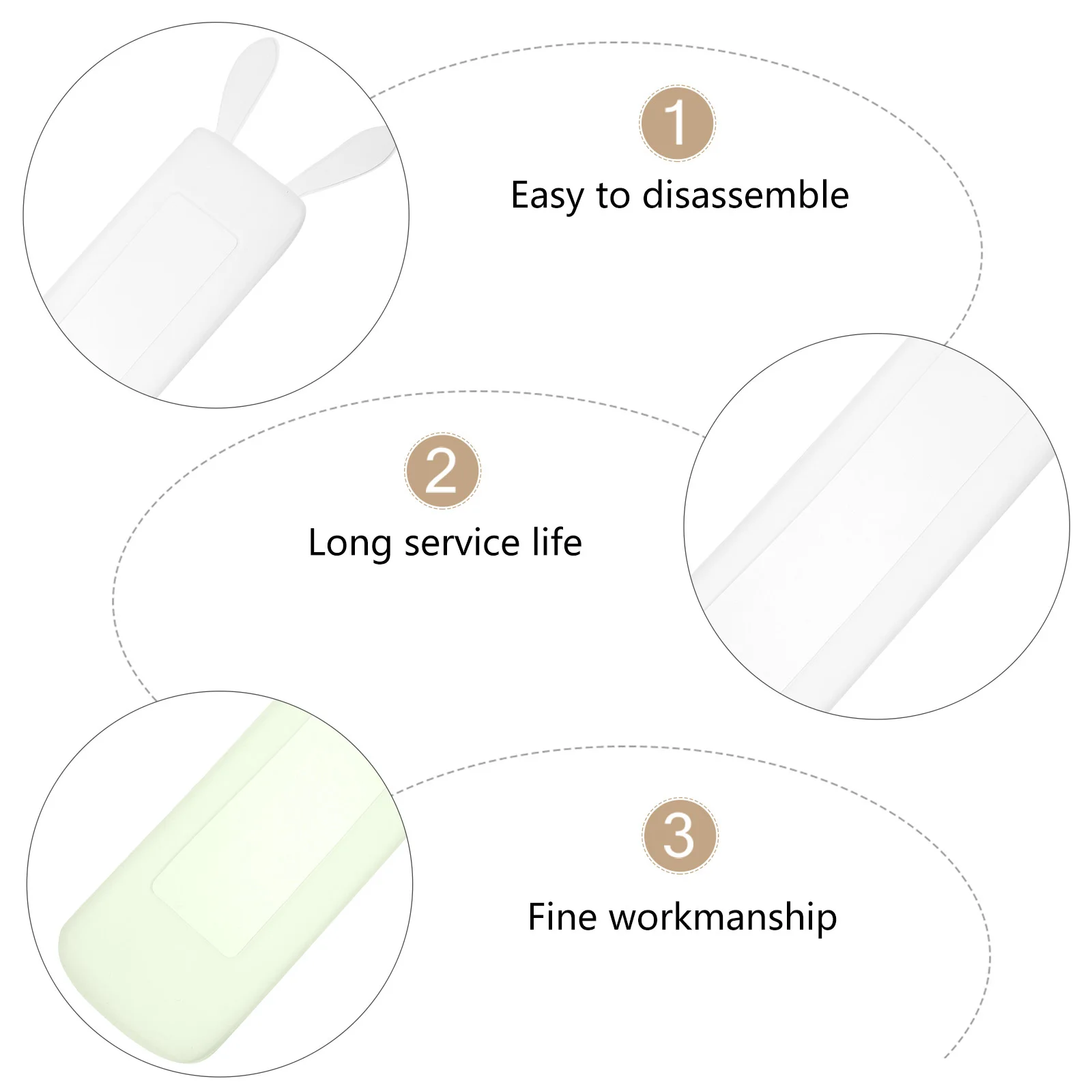 

4Pcs Remote Controller Cover Silicone Luminous Protective Shell for Remote Glow in The Dark Scratch Resistant