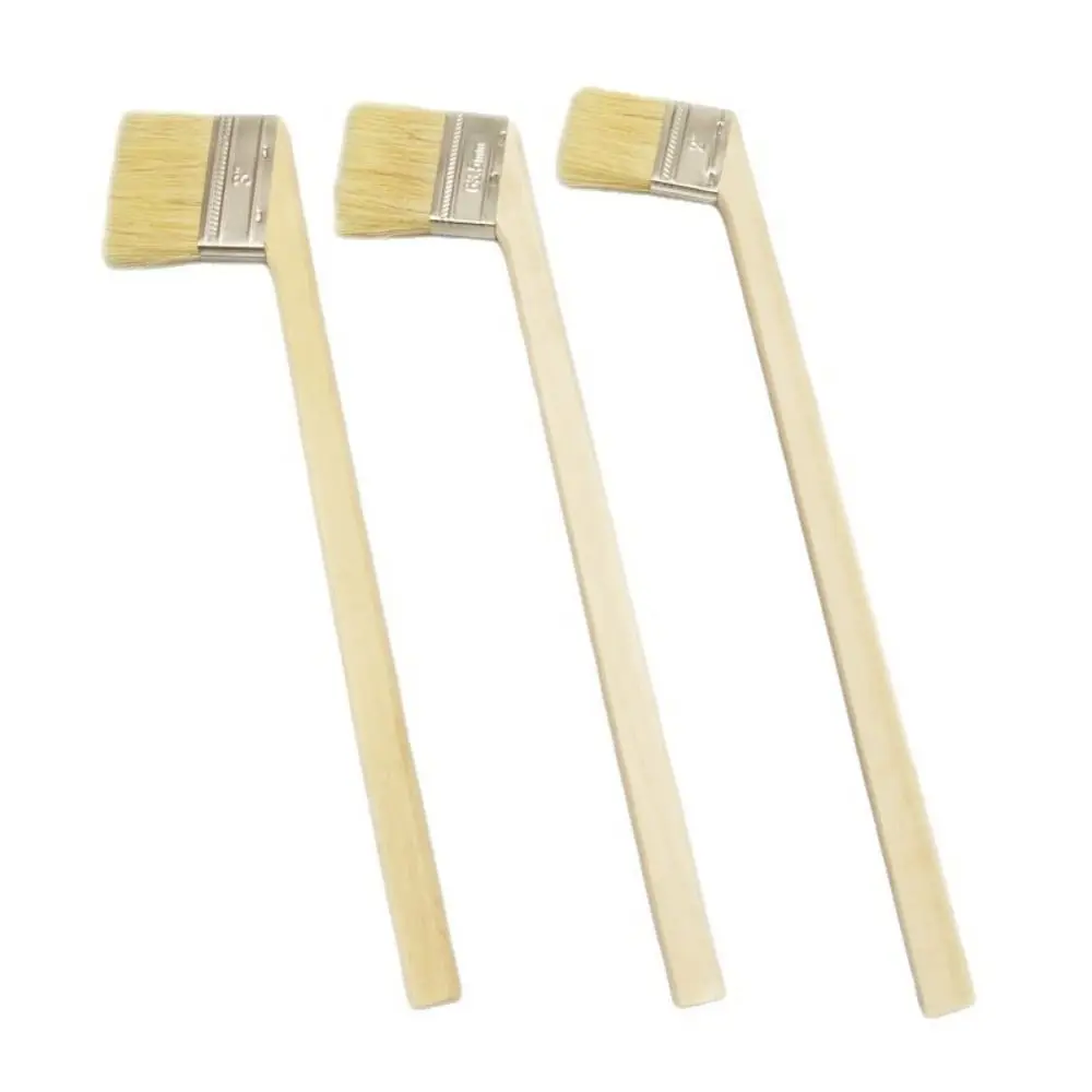 1/3Pcs Portable Long Handle Paint Brush Elbow Multi-Purpose Paintbrush Wall Painting Cleaning Tool for Detail Paint Clean