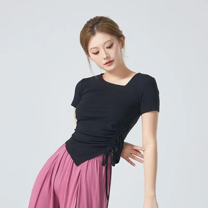 New Dance Tops Women's Slimming Practice Adult Classical Dance Performance Slim Modern Dance Body Clothing
