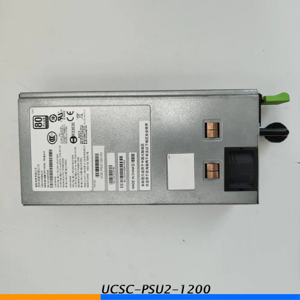 

1200W Power Supply For Cisco C240 M3 UCSC-PSU2-1200 V02 341-0472-02 DPST-1200CB A