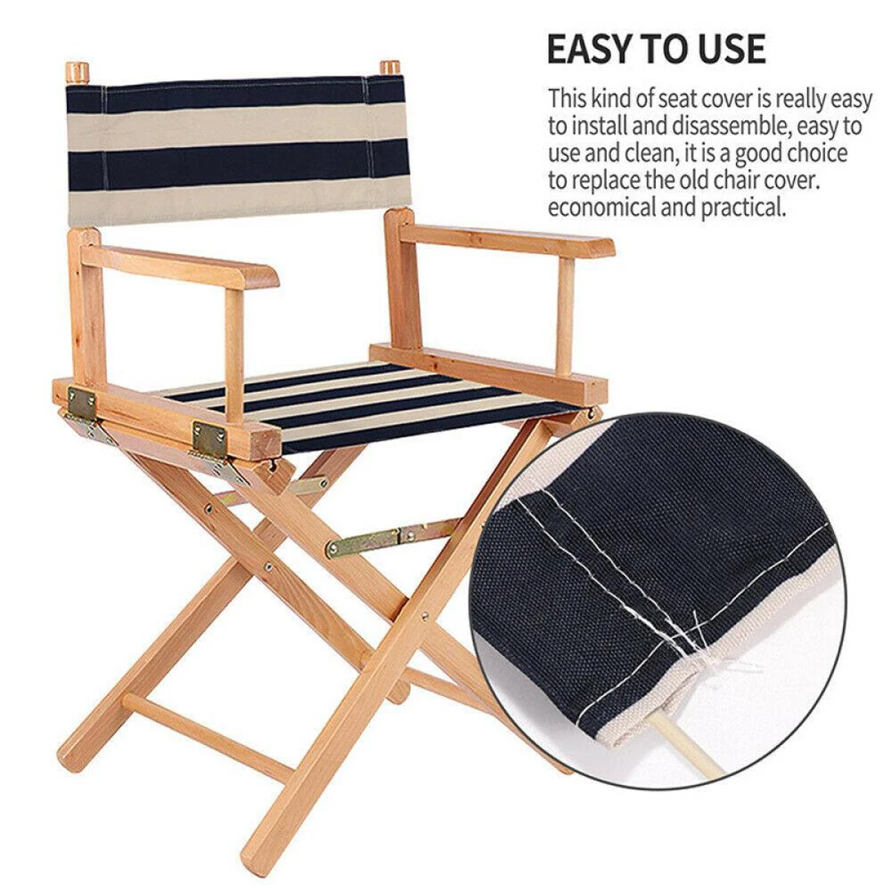 Directors Chair Cover Canvas Covers Casual Seat Kit Garden Chairs Home Outdoor Garden Chair Canvas Replace Attachment